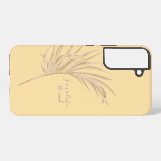 Windblatt Samsung Galaxy Hülle (Rückseite (Horizontal))