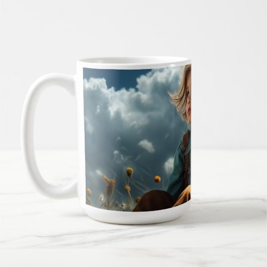 Windblown Child Kaffeetasse (Links)