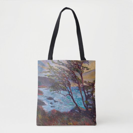 Windblown Cypress & Elkhorn Slough Locals Tote Tasche (Vorderseite)