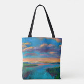 Windblown Cypress & Elkhorn Slough Locals Tote Tasche (Rückseite)