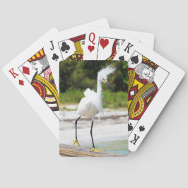 Windblown Egret Deck of Cards Spielkarten