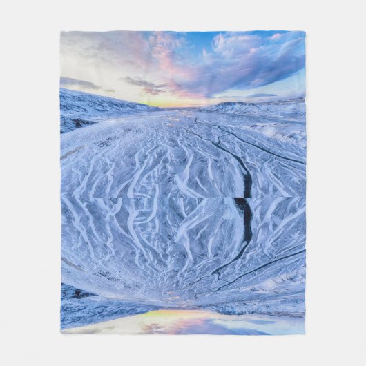 Windblown erste Spuren Fleecedecke (Vorderseite)
