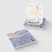 Windblown erste Spuren Steinuntersetzer (Seitenansicht)