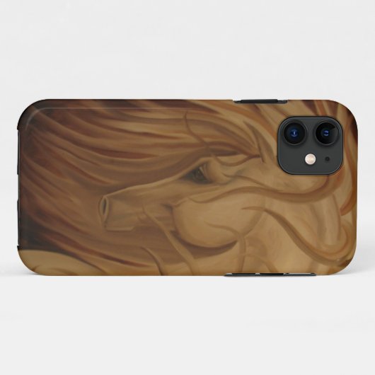 Windblown klassisches Pferd Case-Mate iPhone Hülle (Rückseite (Horizontal))