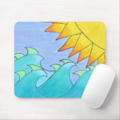 Windblown Waves - Mousepad (Mit Mouse)