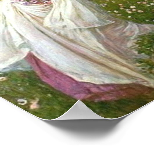 Windblumen John William Waterhouse Poster (Ecke)