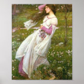 Windblumen John William Waterhouse Poster (Vorne)