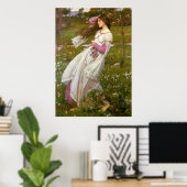 Windblumen Poster (Heimbüro)