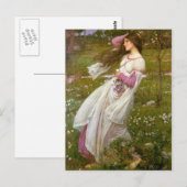 Windblumen Postkarte (Vorne/Hinten)