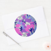 Windblumen Runder Aufkleber (Umschlag)