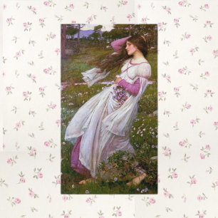 Windblumen von John Waterhouse Visitenkarte
