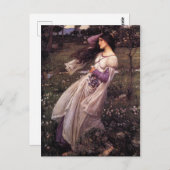 Windblumen-von John William Waterhouse, 1902 Postkarte (Vorne/Hinten)