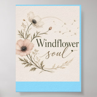 Windblütige Seele Poster