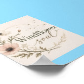 Windblütige Seele Poster (Ecke)