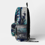 Windbruch Bedruckter Rucksack (Rechts)