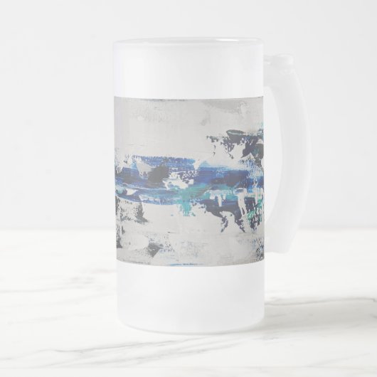 Windbruch Mattglas Bierglas (VorderseiteRechts)