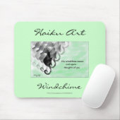Windchime Haiku-Kunst Mousepad (Mit Mouse)