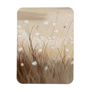 Winddurchwehte Wildblumen #1 Magnet