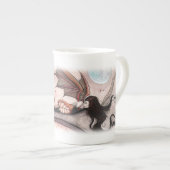 Winde der Herbstbrunnen-Drache große Tasse (Vorderseite Rechts)