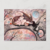 Winde der Herbstfeuerdrache Postkarte (Vorderseite)