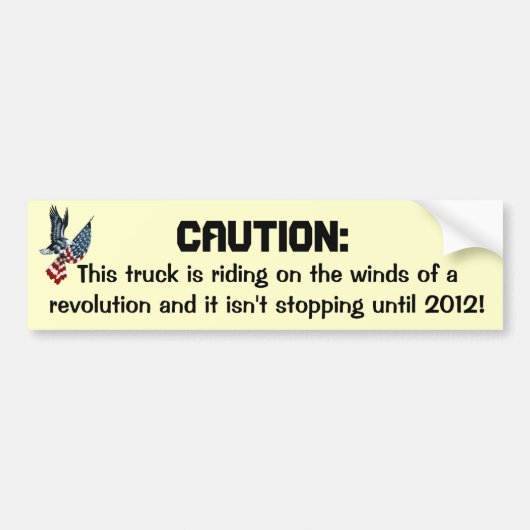 Winde der Revolution Autoaufkleber (Vorne)