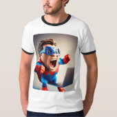 Winde des Powers: Sammlung von Superhero-T - Shirt (Vorderseite)