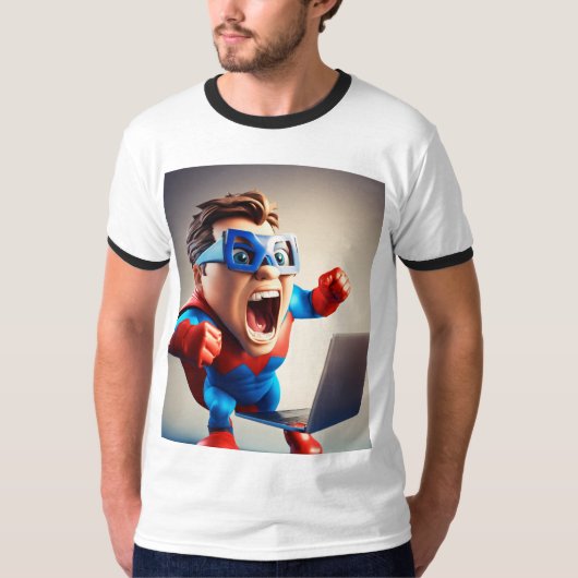 Winde des Powers: Sammlung von Superhero-T - Shirt (Vorderseite)