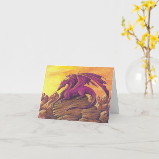 Winde notecard karte (Gelbe Blume)