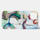 Winde oder Irland Mermaid Fantasy Art Case-Mate iPhone Hülle (Rückseite (Horizontal))