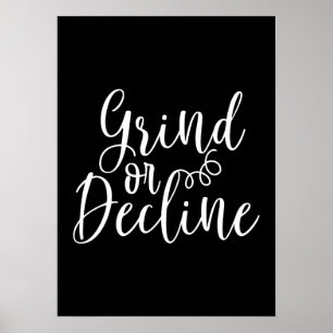 Winde oder Niedergang - Hektik, Fitness, Erfolgsmo Poster