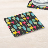 Winde Rechteckiger Pappuntersetzer (angewinkelt)