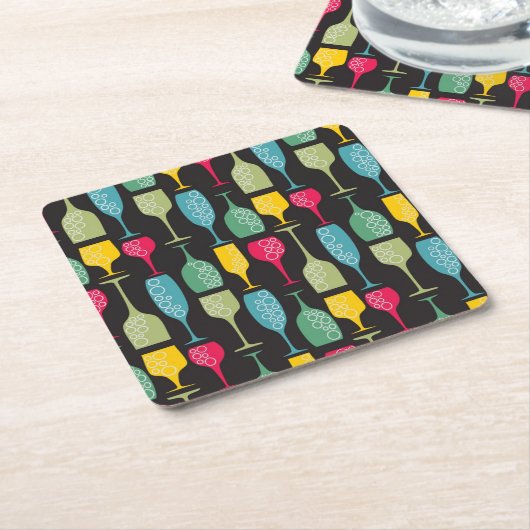 Winde Rechteckiger Pappuntersetzer (angewinkelt)