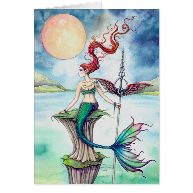 Winde von Irland Mermaid Fantasy Art (Vorne)