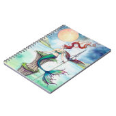 Winde von Irland Mermaid Fantasy Art Notizblock (Linke Seite)