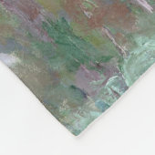 Windeffekt Serie von Poplars von Claude Monet Fleecedecke (Ecke)