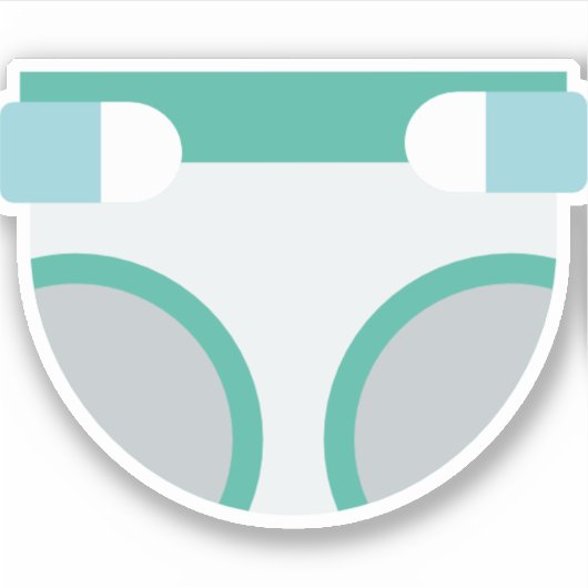 Windel Aufkleber (Vorderseite)