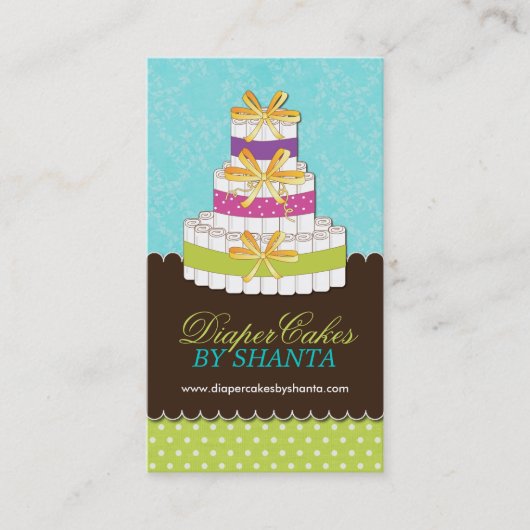 Windel backt Visitenkarten zusammen Visitenkarte (Vorderseite)