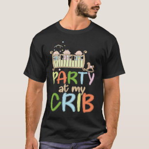 Windel Junge Mädchen Party In Meiner Krippe Nass U T-Shirt