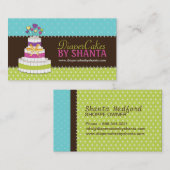 Windel-Kuchen-Visitenkarten Visitenkarte (Vorne/Hinten)
