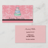 Windel-Kuchen-Visitenkarten Visitenkarte (Vorne/Hinten)