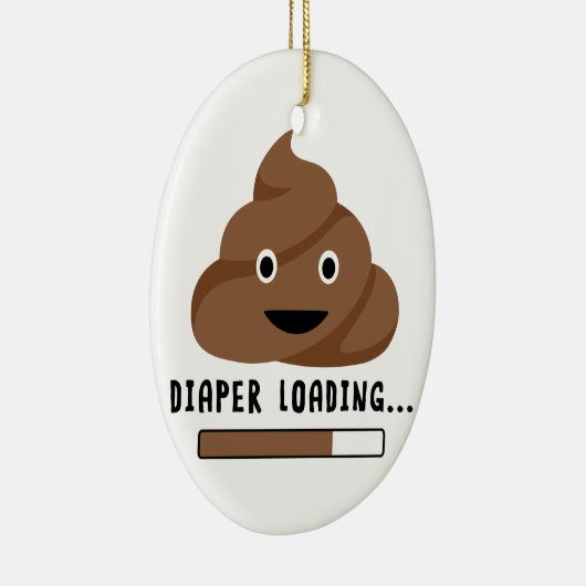 Windel-Laden Keramik Ornament (Rechts)