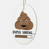 Windel-Laden Keramik Ornament (Links)