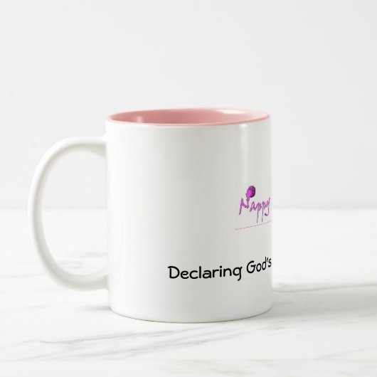 Windel-Löwenzahn-Tasse Zweifarbige Tasse (Links)