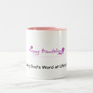 Windel-Löwenzahn-Tasse Zweifarbige Tasse