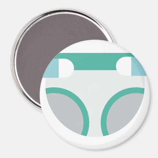 Windel Magnet (Vorderseite/Rückseite)