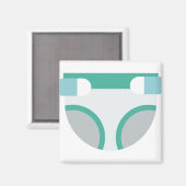 Windel Magnet (Vorderseite/Rückseite)