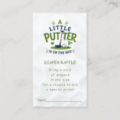 Windel-Raffel-Ticket Little Putter Begleitkarte (Vorderseite)