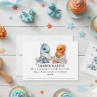 Windel-Raffle-Drache-Phoenix-Zwillinge Baby-Party