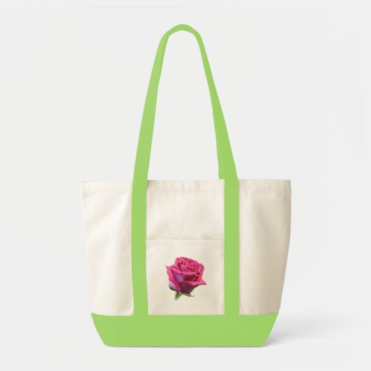 Windel-Taschen-Rosen-Entwurf Tragetasche (Vorne)