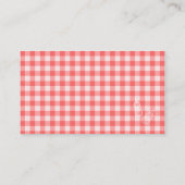 Windel- und Feuchttücher-Raffaelose Platzkarte (Rückseite)